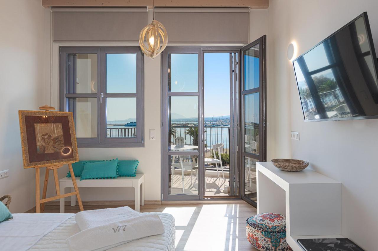 V77 Seafront Suites Rethymno Exterior foto